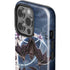 Gothic Moon with Bats and Flowers by Sarah Richter iPhone 14 Pro Impact Case
