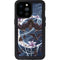 Gothic Moon with Bats and Flowers by Sarah Richter iPhone 14 Pro Max Waterproof Case