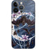 Gothic Moon with Bats and Flowers by Sarah Richter iPhone 14 Pro Skin