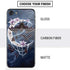 Gothic Moon with Bats and Flowers by Sarah Richter iPhone SE (2nd & 3rd Gen) Skin