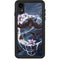 Gothic Moon with Bats and Flowers by Sarah Richter iPhone XR Waterproof Case
