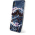 Gothic Moon with Bats and Flowers by Sarah Richter iPhone XS Skin