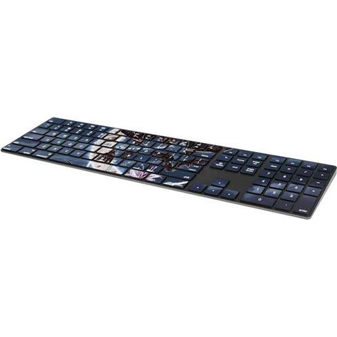 Gothic Moon with Bats and Flowers by Sarah Richter Magic Keyboard with Numeric Keypad Skin