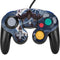 Gothic Moon with Bats and Flowers by Sarah Richter Nintendo GameCube Controller Skin