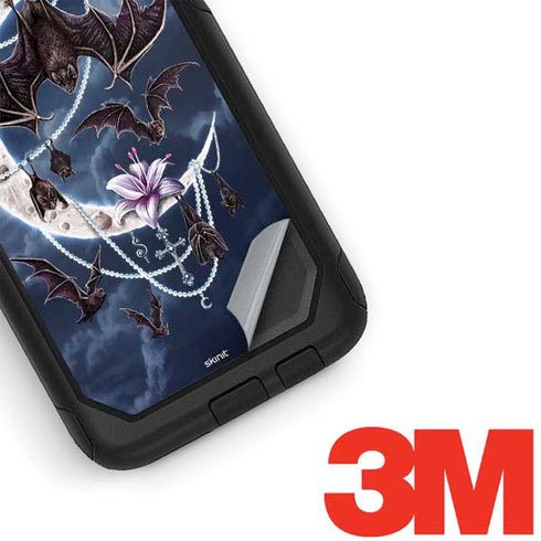 Gothic Moon with Bats and Flowers by Sarah Richter Otterbox Commuter Galaxy Skin