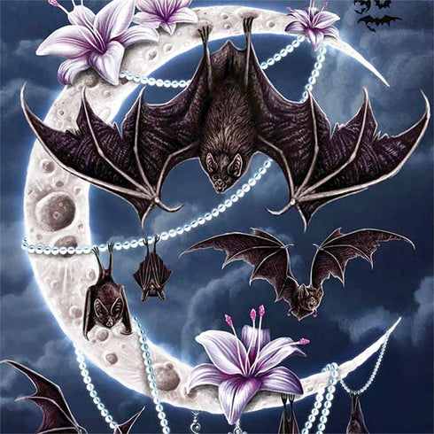 Gothic Moon with Bats and Flowers by Sarah Richter Otterbox Commuter Galaxy Skin