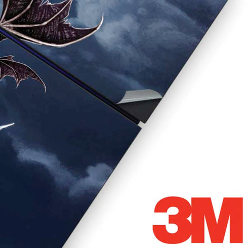 Gothic Moon with Bats and Flowers by Sarah Richter PS4 Console and Controller Bundle Skin