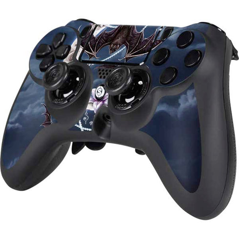 Gothic Moon with Bats and Flowers by Sarah Richter PS4/PC SCUF Impact Controller Skin