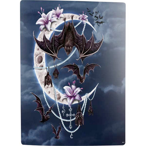 Gothic Moon with Bats and Flowers by Sarah Richter PS5 Digital Edition Bundle Skin
