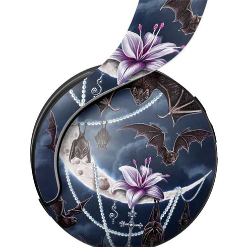 Gothic Moon with Bats and Flowers by Sarah Richter PULSE 3D Wireless Headset for PS5 Skin