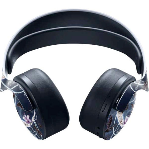 Gothic Moon with Bats and Flowers by Sarah Richter PULSE 3D Wireless Headset for PS5 Skin