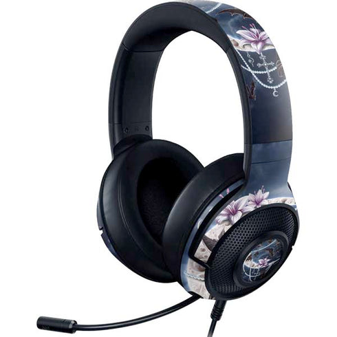 Gothic Moon with Bats and Flowers by Sarah Richter Razer Kraken X Skin