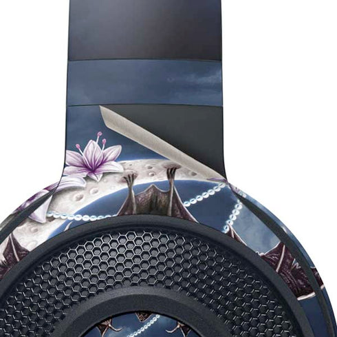 Gothic Moon with Bats and Flowers by Sarah Richter Razer Kraken X Skin