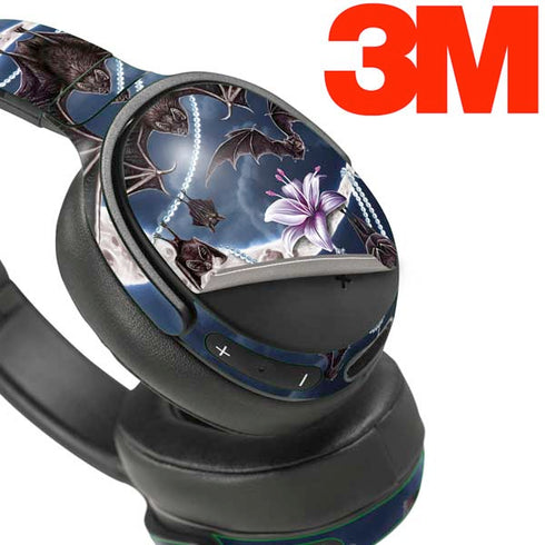 Gothic Moon with Bats and Flowers by Sarah Richter Skullcandy Venue Skin