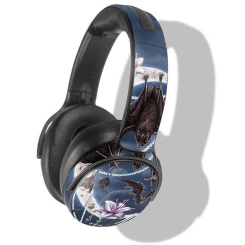 Gothic Moon with Bats and Flowers by Sarah Richter Skullcandy Venue Skin