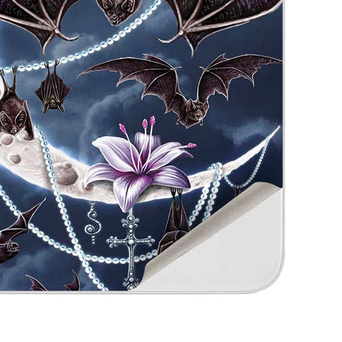 Gothic Moon with Bats and Flowers by Sarah Richter Surface Duo Skin