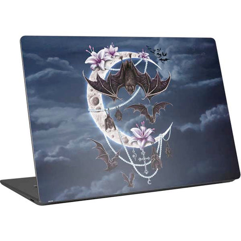 Gothic Moon with Bats and Flowers by Sarah Richter Surface Laptop 4 15in Skin