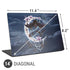 Gothic Moon with Bats and Flowers by Sarah Richter Universal Laptop 14in (11.4 x 8.2in) Skin