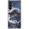 Gothic Moon with Bats and Flowers by Sarah Richter Galaxy S23 FE Clear Case