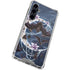 Gothic Moon with Bats and Flowers by Sarah Richter Galaxy S23 FE Clear Case