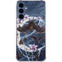 Gothic Moon with Bats and Flowers by Sarah Richter Galaxy S24 Clear Case