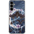 Gothic Moon with Bats and Flowers by Sarah Richter Galaxy S24 Plus Clear Case
