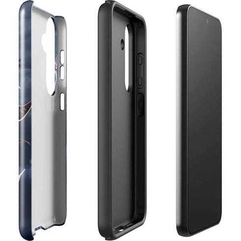 Gothic Moon with Bats and Flowers by Sarah Richter Galaxy S24 Plus Impact Case