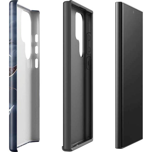 Gothic Moon with Bats and Flowers by Sarah Richter Galaxy S24 Ultra Impact Case