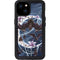 Gothic Moon with Bats and Flowers by Sarah Richter iPhone 15 Plus Waterproof Case