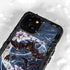 Gothic Moon with Bats and Flowers by Sarah Richter iPhone 15 Plus Waterproof Case