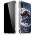 Gothic Moon with Bats and Flowers by Sarah Richter iPhone XR Clear Case