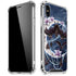 Gothic Moon with Bats and Flowers by Sarah Richter iPhone XS Max Clear Case