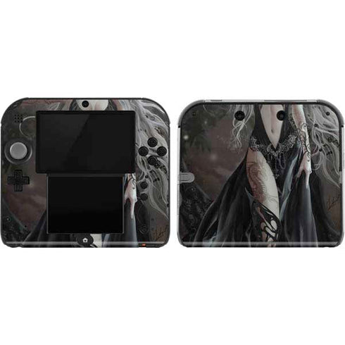 Gothic Princess with Silver Dragon by Nene Thomas Nintendo 2DS Skin