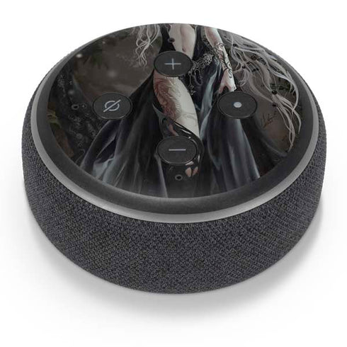 Gothic Princess with Silver Dragon by Nene Thomas Amazon Echo Dot Skin