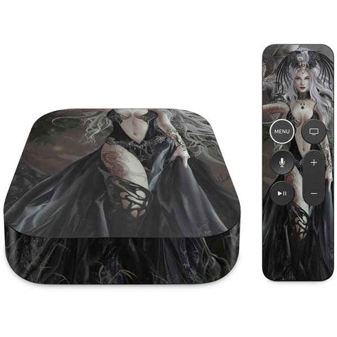 Gothic Princess with Silver Dragon by Nene Thomas Apple TV Skin