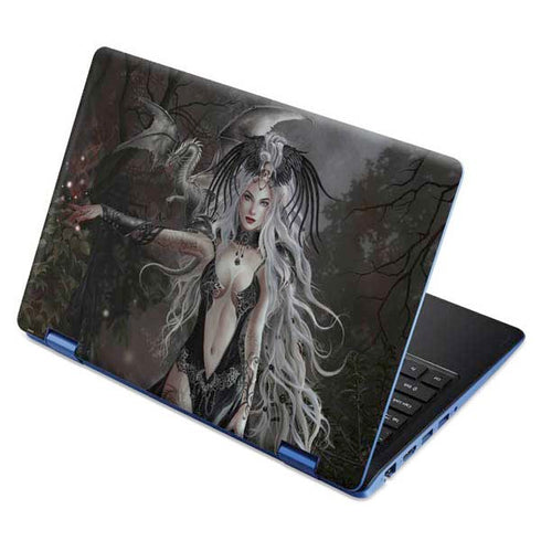 Gothic Princess with Silver Dragon by Nene Thomas Aspire R11 11.6in Skin