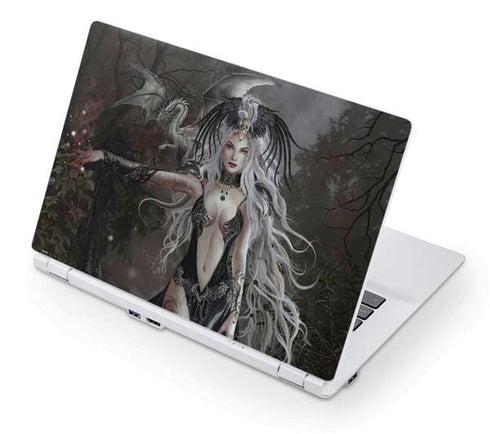 Gothic Princess with Silver Dragon by Nene Thomas Acer Chromebook Skin
