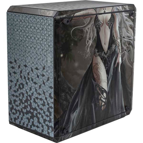 Gothic Princess with Silver Dragon by Nene Thomas Cooler Master MasterBox Q300L Mini Tower Skin