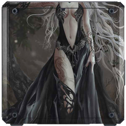 Gothic Princess with Silver Dragon by Nene Thomas Cooler Master MasterBox Q300L Mini Tower Skin