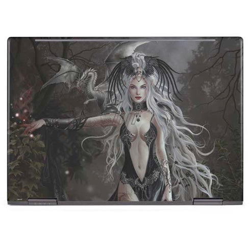 Gothic Princess with Silver Dragon by Nene Thomas HP Envy Skin