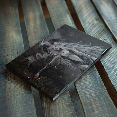 Gothic Princess with Silver Dragon by Nene Thomas HP Envy Skin