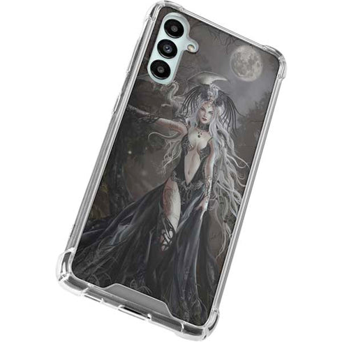 Gothic Princess with Silver Dragon by Nene Thomas Galaxy A14 5G Clear Case