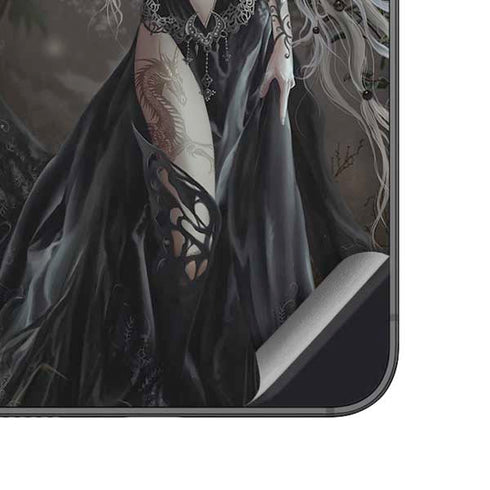 Gothic Princess with Silver Dragon by Nene Thomas Galaxy A14 5G Skin