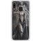 Gothic Princess with Silver Dragon by Nene Thomas Galaxy A20 Clear Case