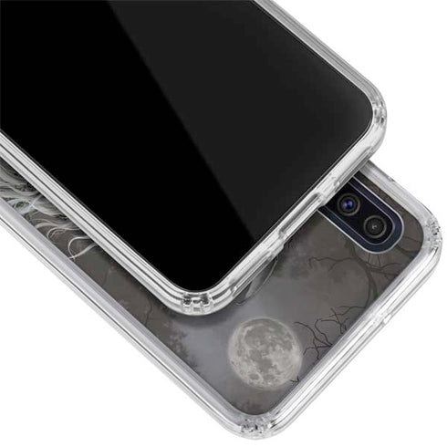 Gothic Princess with Silver Dragon by Nene Thomas Galaxy A50 Clear Case