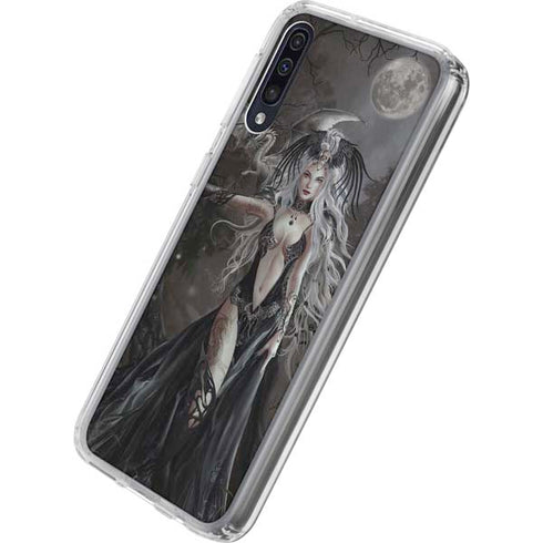 Gothic Princess with Silver Dragon by Nene Thomas Galaxy A50 Clear Case