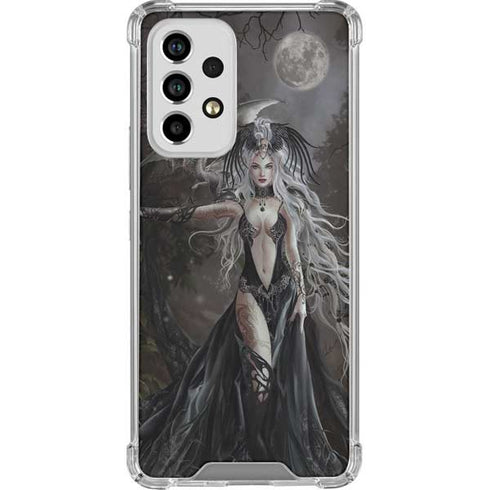 Gothic Princess with Silver Dragon by Nene Thomas Galaxy A53 5G Clear Case