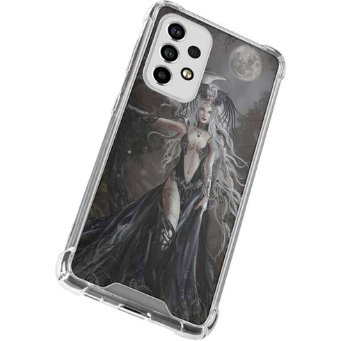 Gothic Princess with Silver Dragon by Nene Thomas Galaxy A53 5G Clear Case