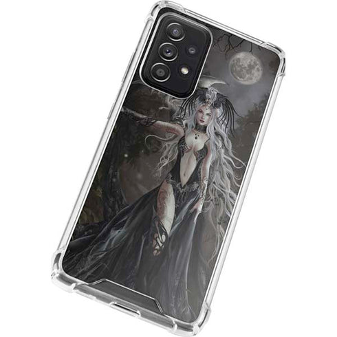 Gothic Princess with Silver Dragon by Nene Thomas Galaxy A72 5G Clear Case