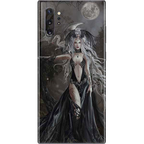 Gothic Princess with Silver Dragon by Nene Thomas Galaxy Note 10 Plus Skin